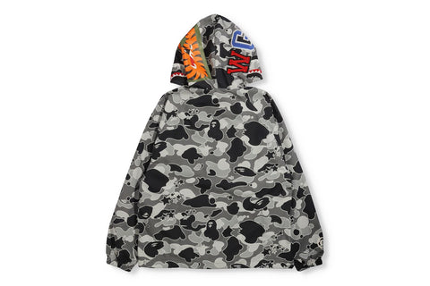 STA CAMO SHARK OVERSIZED FULL ZIP HOODIE LADIES