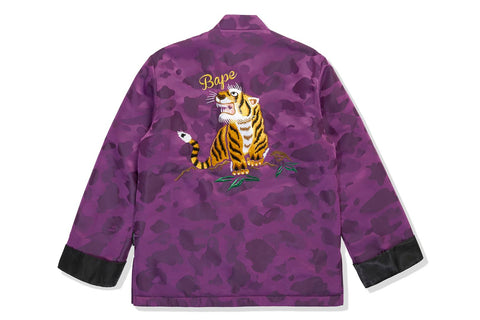 COLOR CAMO PADDED CHINA JACKET MENS
