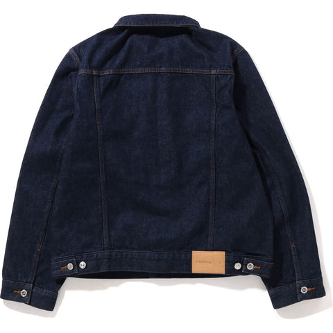 BAPE X A.P.C. DETACHABLE HOODIE DENIM JACKET MENS