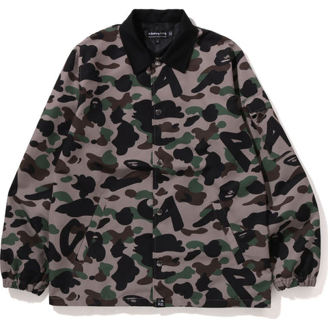 BAPE X A.P.C. CAMO COACH JACKET MENS