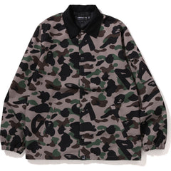 BAPE X A.P.C. CAMO COACH JACKET MENS