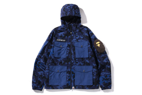SAND CAMO MULTI POCKET HOODIE JACKET MENS