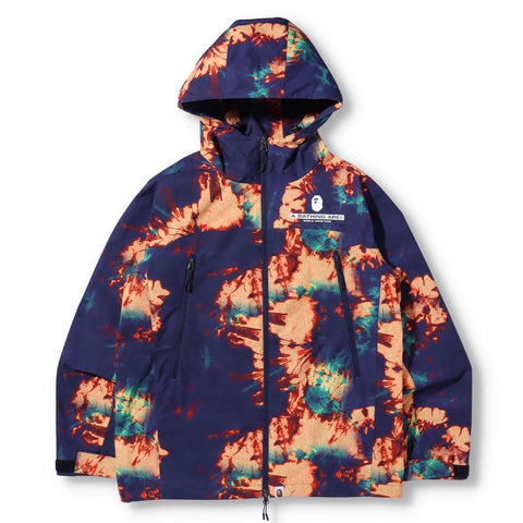 TIE DYE HOODIE JACKET MENS