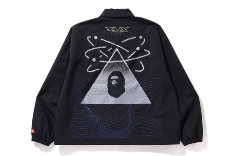 MULTI GRAPHIC RELAXED FIT COACH JACKET MENS