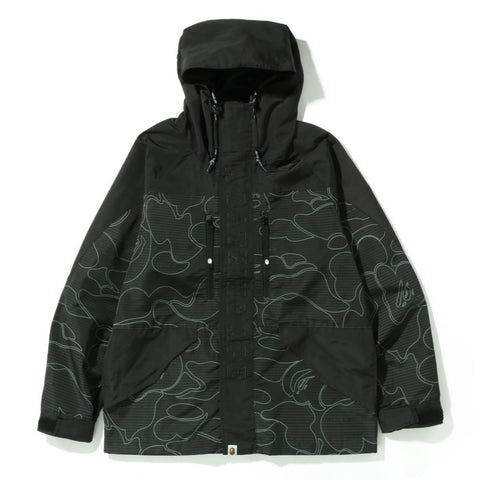 TEXT CODE CAMO HOODIE JACKET MENS