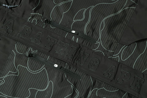 TEXT CODE CAMO HOODIE JACKET MENS