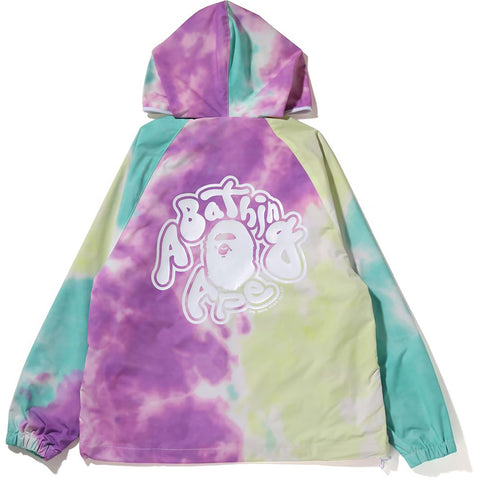 TIE DYE OVERSIZED FULL ZIP HOODIE JACKET LADIES
