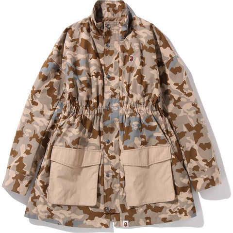 SAND CAMO A BATHING APE M 65 JACKET LADIES