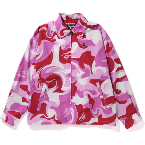 MARBLE CAMO OVERSIZED ZIP JACKET LADIES