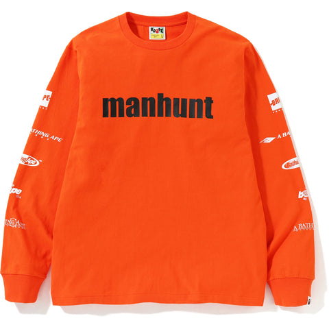 BAPE MANHUNT L/S TEE MENS