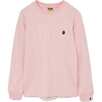 APE HEAD ONE POINT L/S TEE LADIES