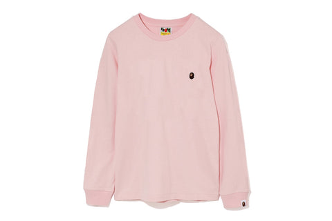 APE HEAD ONE POINT L/S TEE LADIES