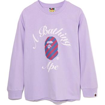 FOAM STRIPE COLLEGE L/S TEE LADIES