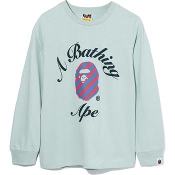 FOAM STRIPE COLLEGE L/S TEE LADIES