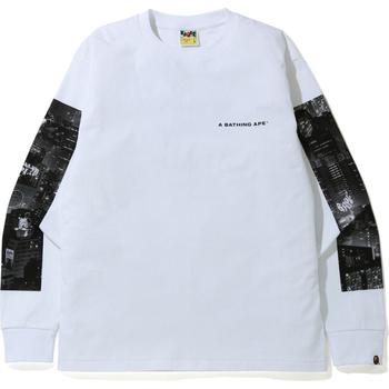 BAPE GHOST L/S TEE MENS