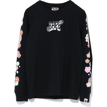 PIGMENT FLOWER APE HEAD L/S TEE LADIES