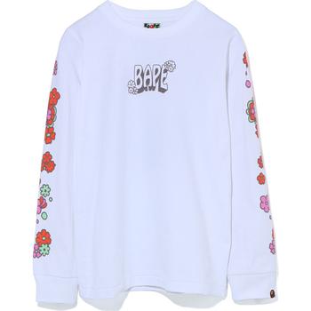 PIGMENT FLOWER APE HEAD L/S TEE LADIES