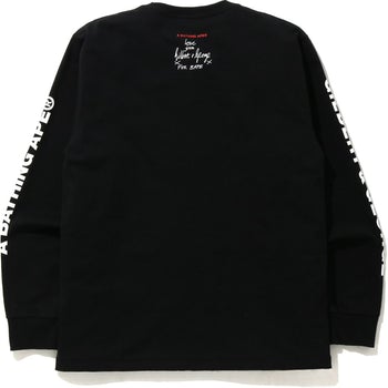 BAPE X GILBERT & GEORGE UP GOD L/S TEE MENS