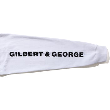 BAPE X GILBERT & GEORGE UP GOD L/S TEE MENS