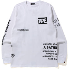SECURITY MULTI PRINT L/S TEE MENS