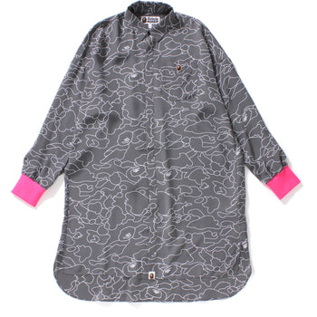 LINE 1ST CAMO SHIRT ONEPIECE LADIES
