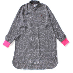 LINE 1ST CAMO SHIRT ONEPIECE LADIES