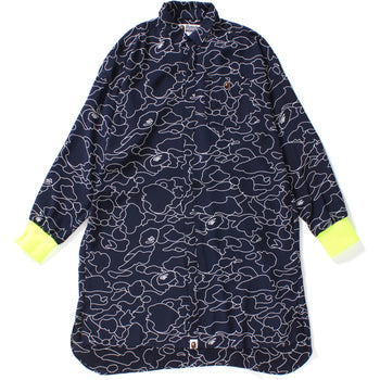 LINE 1ST CAMO SHIRT ONEPIECE LADIES