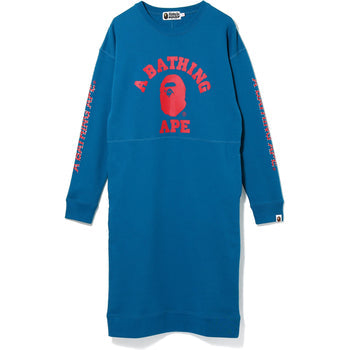 COLLEGE SWAROVSKI CREWNECK ONEPIECE LADIES