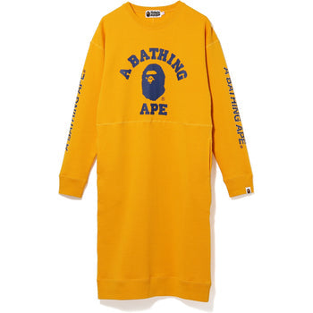 COLLEGE SWAROVSKI CREWNECK ONEPIECE LADIES