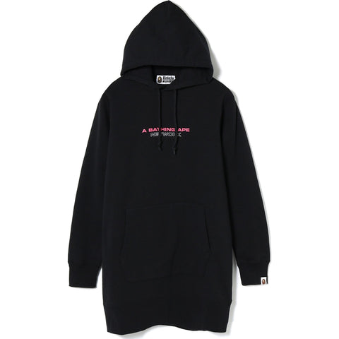 BAPE NETWORK PULLOVER HOODIE ONEPIECE LADIES