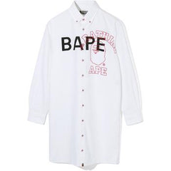 COLLEGE BAPE SHIRT ONEPIECE LADIES