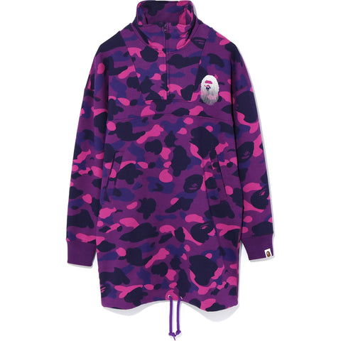COLOR CAMO HALF ZIP ONEPIECE LADIES