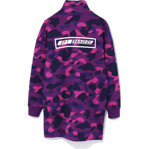 COLOR CAMO HALF ZIP ONEPIECE LADIES