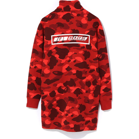 COLOR CAMO HALF ZIP ONEPIECE LADIES