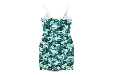 MARBLE CAMO CAMI BODYCON TEE ONEPIECE LADIES