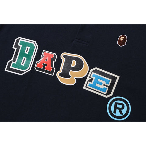 MULTI FONTS RELAXED FIT POLO MENS