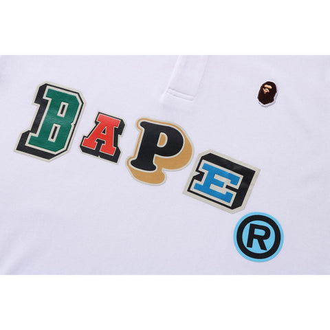 MULTI FONTS RELAXED FIT POLO MENS