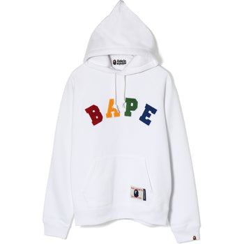 BAPE LETTERED WIDE PULLOVER HOODIE LADIES