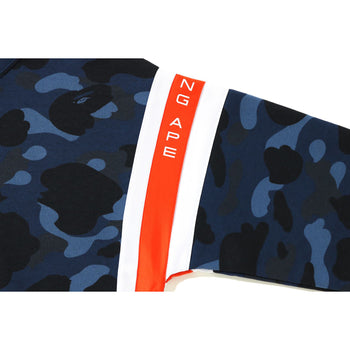 COLOR CAMO LOGO TAPE PULLOVER HOODIE MENS