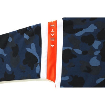 COLOR CAMO LOGO TAPE PULLOVER HOODIE MENS