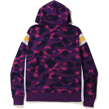 COLOR CAMO LOGO TAPE PULLOVER HOODIE MENS