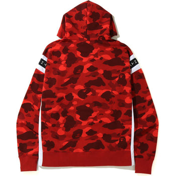 COLOR CAMO LOGO TAPE PULLOVER HOODIE MENS