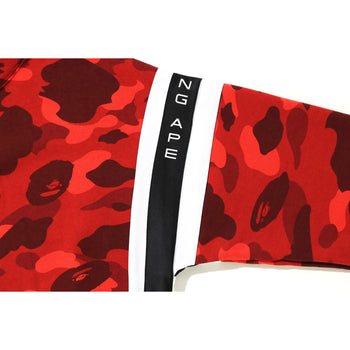 COLOR CAMO LOGO TAPE PULLOVER HOODIE MENS