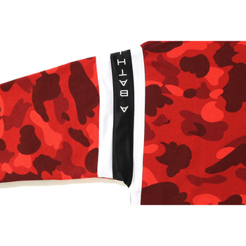 COLOR CAMO LOGO TAPE PULLOVER HOODIE MENS