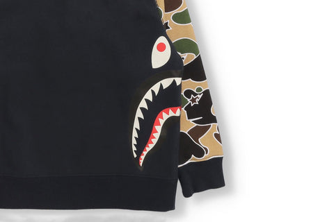 STA CAMO SIDE SHARK HALF ZIP HOODIE KIDS