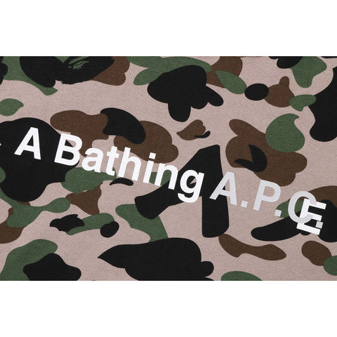 BAPE X A.P.C. CAMO WIDE PULLOVER HOODIE MENS