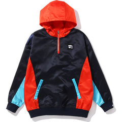 COLOR BLOCK OVERSIZED PULLOVER HOODIE LADIES