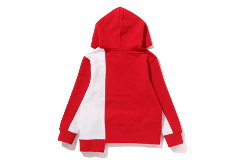 BAPE GINGHAM CHECK PATCH PULLOVER HOODIE KIDS
