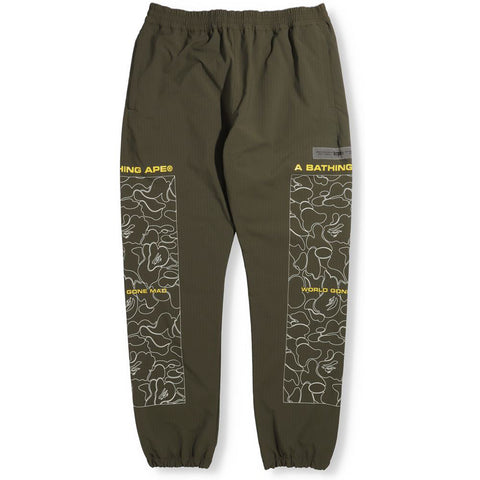 BAPE RIP STOP TRACK PANTS M