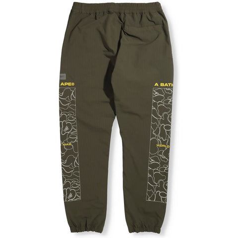 BAPE RIP STOP TRACK PANTS M